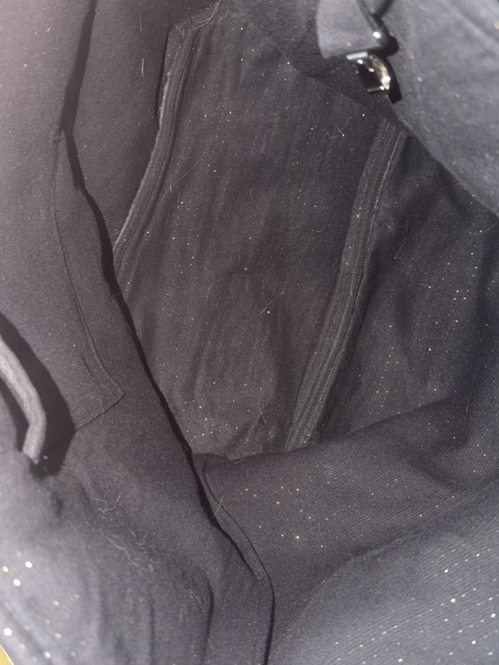 CHANEL Black Tote with White Interlocking CC Logo - Picture 3 of 3